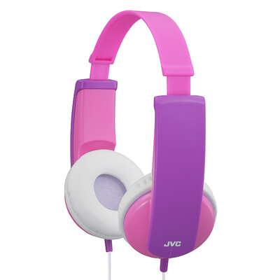 

JVC KD5 headset child headset health protection hearing volume control pink purple