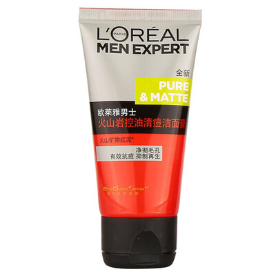 

L'Oreal (LOREAL) Мужчины Нефть управления Cleanser Прыщи вулканический 50мл