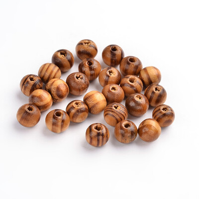 

PH PANDAHALL 1 Box 8mm Wooden Beads Round Wood Ball for Bracelet Necklace Jewelry Making