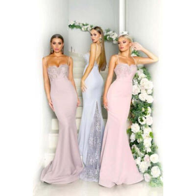 

UK Womens Formal Prom Evening Party Cocktail Long Dress Long Bridesmaid Dresses