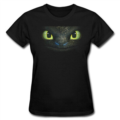 

CONOC Womens How To Train Your Dragon Toothless T Shirt