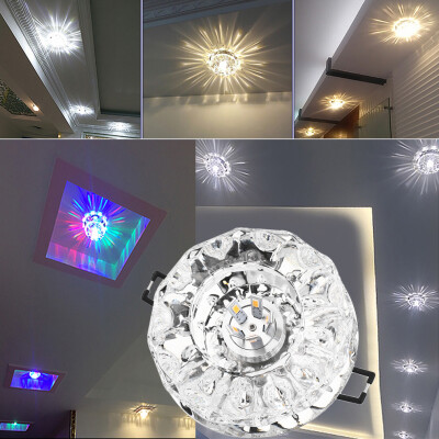 

3W 5W LED Modern Crystal Ceiling Light Fixture Lamp Lighting Chandelier