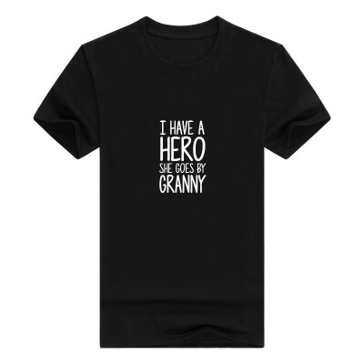 

Baby Gifts For All I Have a Hero She Goes by Nanny Infant Mens T-Shirt