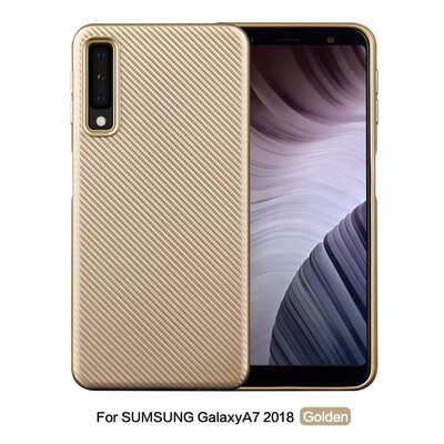 

Goowiiz Phone Case For Samsung Galaxy A750A7 2018A6S Luxury Ultra-thin Carbon Fiber Soft Silicone Complete protection