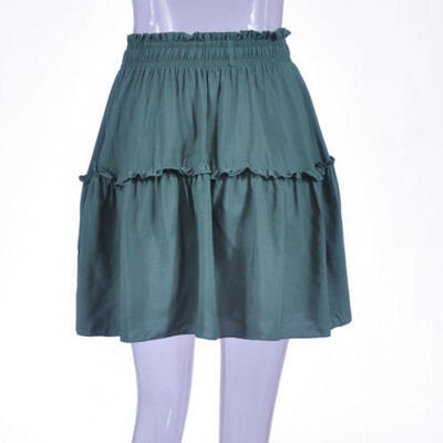

Womens Fashion Pleated Skirt Summer Dress High Waist Skirt Short Mini Skirt