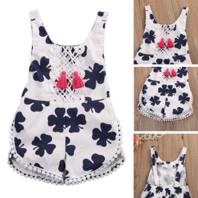 

Toddler Infant Baby Girls Kids Fringe Romper Bodysuit Jumpsuit Clothes Outfits