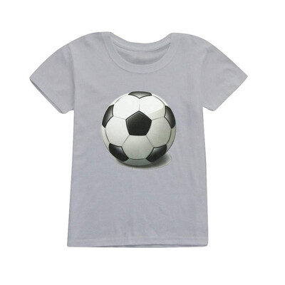 

Children Infant Kid ️Fashion Tops Girls Boys Football Soccer Print Casual T-Shirt Tops Shirts