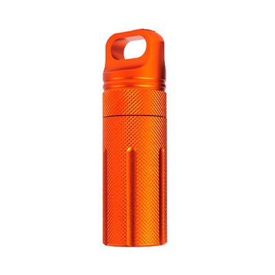 

Super Strong Metal CNC Outdoor Waterproof Emergency First Aid Survival Pill Bottle Camping EDC Medicine Box