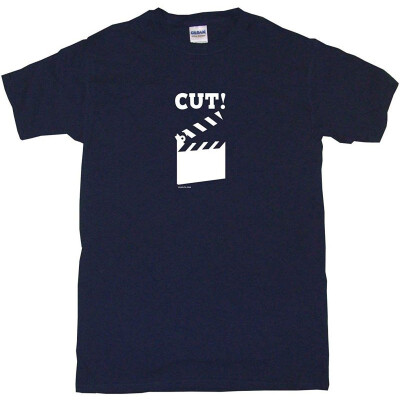 

Cut Movie Clap Board Mens Tee Shirt