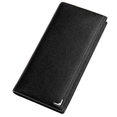 

Goldlion Goldlion wallet fashion simple leather wallet holder new money wallet B718143-311 black