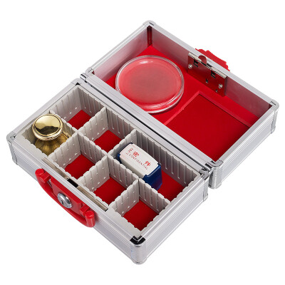 

Jinlongxing (Glosen) B8049 aluminum alloy bank special seal box / seal storage box with security lock can put 6