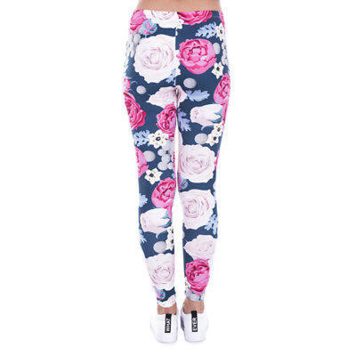 

New Women YOGA Workout Gym Floral Sports Pants Leggings Fitness Stretch Trousers
