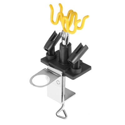 

KKmoon Airbrush Holder Holding 4 Clamp-On Mount Table Bench Station Gravity Stand Kit for Air Brush