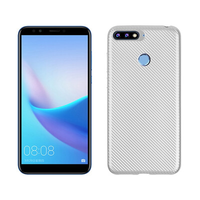 

Goowiiz Phone Case For Huawei Y6 PrimeY6 Prime 2018Honor 7A8E Luxury Ultra-thin Carbon Fiber Soft Silicone Complete protection