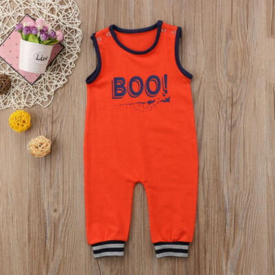 

Newborn Baby Boys Kids Sleeveless Top Outfit Romper Jumpsuit Bodysuit Clothes