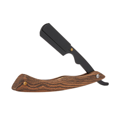 

Male Straight Edge Razor Stainless Steel Manual Folding Shaving Knife Wooden Handle Blade Shave Beard Cutter Razor