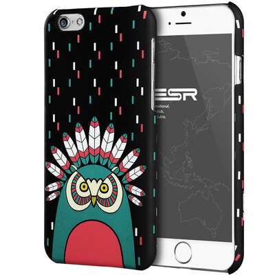 

Illustrator Apple iPhone6s Plus 6 Plus Mobile Phone Case Protective Case Luminous Relief Drop Protection Case Illustrator Series Indian Night Walker