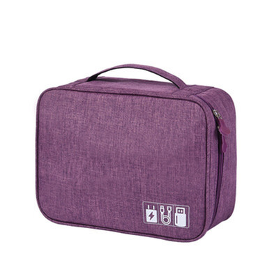 

2018 new data line charger storage bag portable waterproof mobile phone digital package