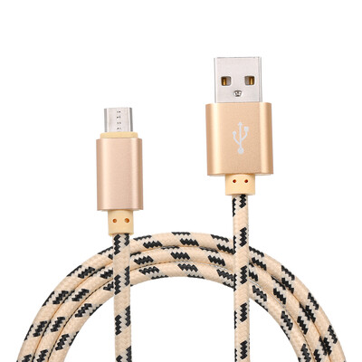 

Micro USB Charging Cable Charging Data Cable Micro USB Phone Cable Data Sync Nylon Braided for Samsung Huawei Xiaomi Black