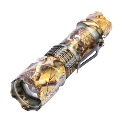 

UKing Xpe Q5 600LM 3 Mode Telescopic Zoomable Flashlight Torch