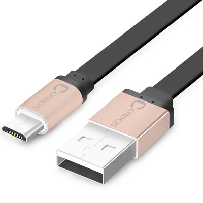 

Ferguson cabos F00303 Andrews smartphone data cable microusb charger line general data flat line 3M gold head black line