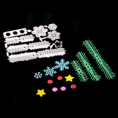 

UpperX Christmas Tree Leaves Metal Cutting Dies Stencil Xmas Gift Scrapbooking Card DIY Decorative