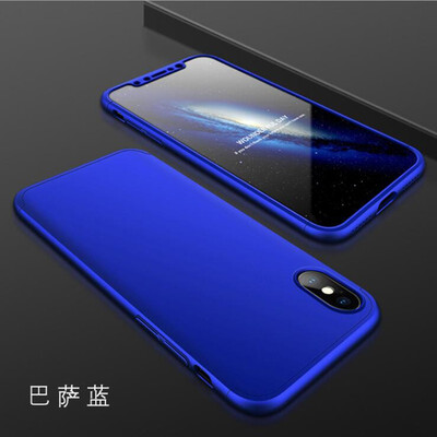 

For iphone  MAX XR Phone case 3 in 1 Case Ultra Thin Luxury 360 Full Protect hard PC Phone Cover