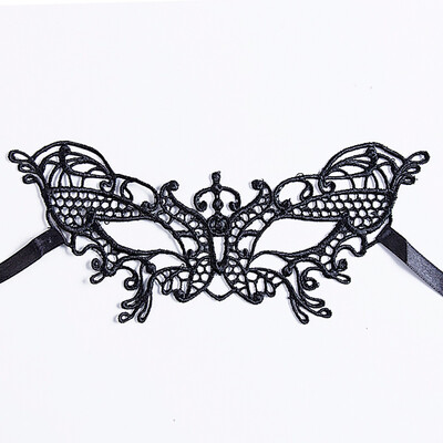 

Halloween Costume Black Lace Sexy Women Eye Face Mask Masquerade Party Ball Prom