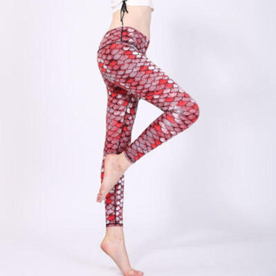 

USA Women High Waist Yoga Fitness Leggings Running Gym Sports Pants Trousers Hot