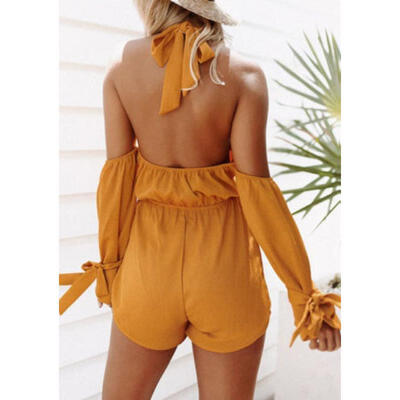 

New Women Clubwear Off-Shoulder Playsuit Bodycon Party Jumpsuit&Romper Trousers