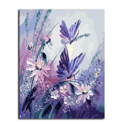

DIY Digital Oil Painting Kit Canvas Paint Fashionable Wall Decoration Colorful