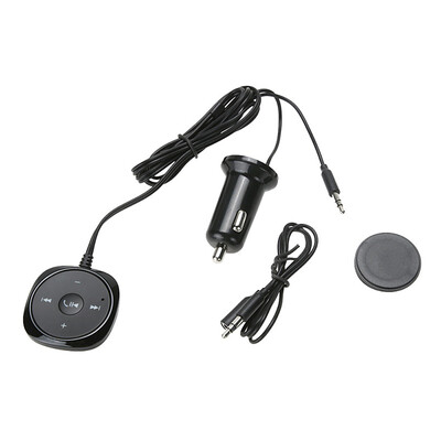 

KELIMA Car BT MP3 Player Handsfree BT Receiver Car Kit 35mm AUX Audio A2DP with Magnetic Base
