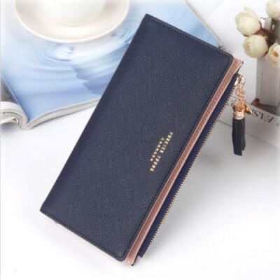 

New Women Girl PU Leather Wallet Purse Long Handbag Clutch Bag Phone Card Holder