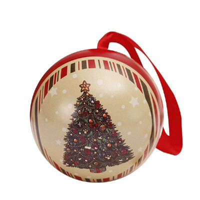 

Iron Spherical Fashion Candy Box Ball Christmas Storage Jar Storage Cans Hotel