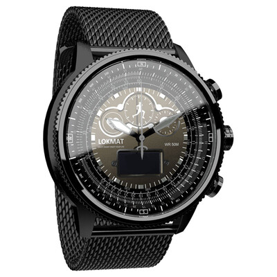 

Lokmat MOKA Smart Watch Sport Band Fitness Tracker Heart Rate Calories Sensor BT Pedometers Information Reminder Digital Men Clock