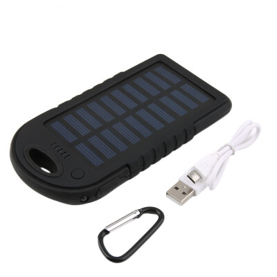 

Ultra-thin Dual-USB Waterproof Solar Power Bank Battery Charger for Cellphone