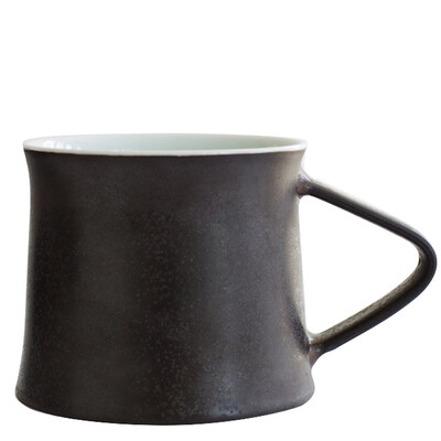 

Gui Ke mug black and white forest series ceramic cups creative cups couple milk coffee cup simple men and women mugs large-capacity household cups