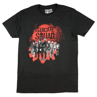 

DC Comics Suicide Squad Group Mens Black T-Shirt