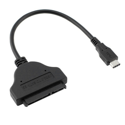 

TS23 USB 31 Type C to SATA Drive Line Support 25 inch Hard Disk for MacBook Notebook Black