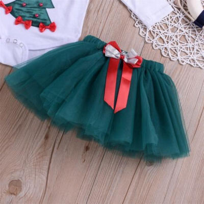 

Christmas Toddler Baby Girls T-shirt TopsDress Skirt Outfit Party Clothing Set