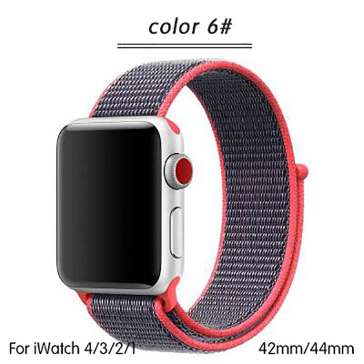 

Kebbit Nylon Sport Band for Apple Watch Series 4 3 2 1 38MM 42mm 40MM 44mm Soft Breathable Watch Strap Colorful iWatch Bands