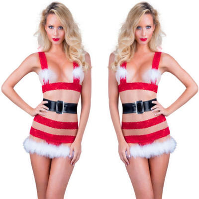 

Women Christmas Xmas Sexy Lingerie Lace Sleepwear Underwear Fancy Dress Customes