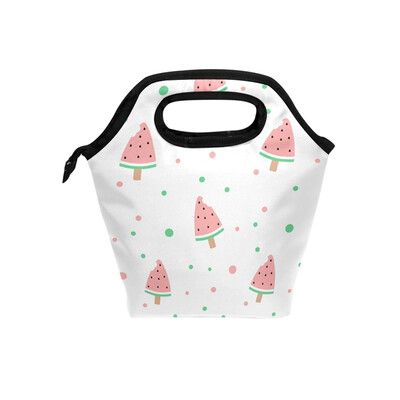 

Lunch Bag Tote Bag Watermelon Ice Cream Travel Picnic Organizer Lunch Holder Handbags Lunch Bag Box for Office