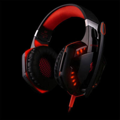 

35mm Gaming Headset Mic LED Headphone Stereo Surround for Red PS4 Xbox ONE 360E
