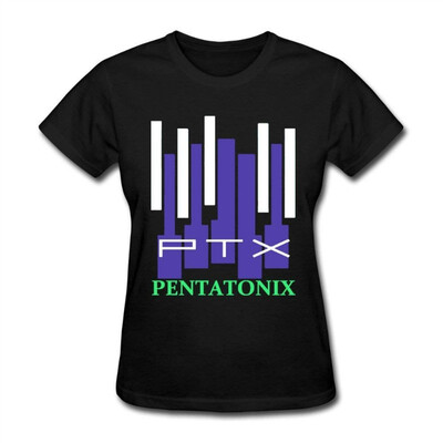 

Zelura Pentatonix Womens T-shirts Black L
