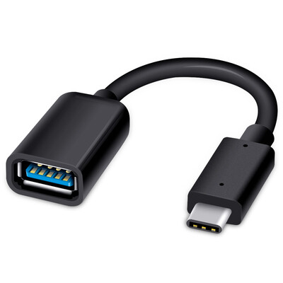 

Capshi Type-C data cable adapter USB30 Andrews mobile phone OTG converter black for the P10 mate9 glory V8 Mang 5 Samsung S8 millet 5S6 music as