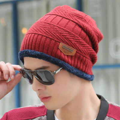 

New Unisex Women Mens Knitted Knit Winter Warm Ski Crochet Slouch Hat Cap Beanie