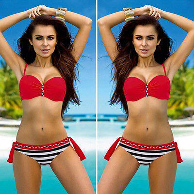 

Womens Padded Push up Bikini Set Beach Swimsuit Bathing Suit Swimwear Beachwear