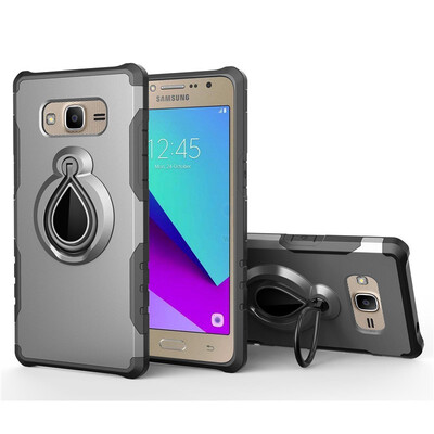 

Fivice Samsung Galaxy J2 primeG530 Case TPU Water Drop Ring Stand Car Power Magnetic Drop-proof Phone Case