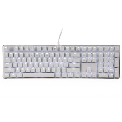 

Magic baby (magicforce) кристалл 108 клавиш подсветка игра механическая клавиатура белый белый свет вишня (Cherry) оригинальная ось чая